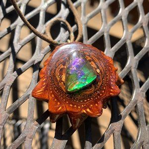 Third Eye Pinecone Pendant